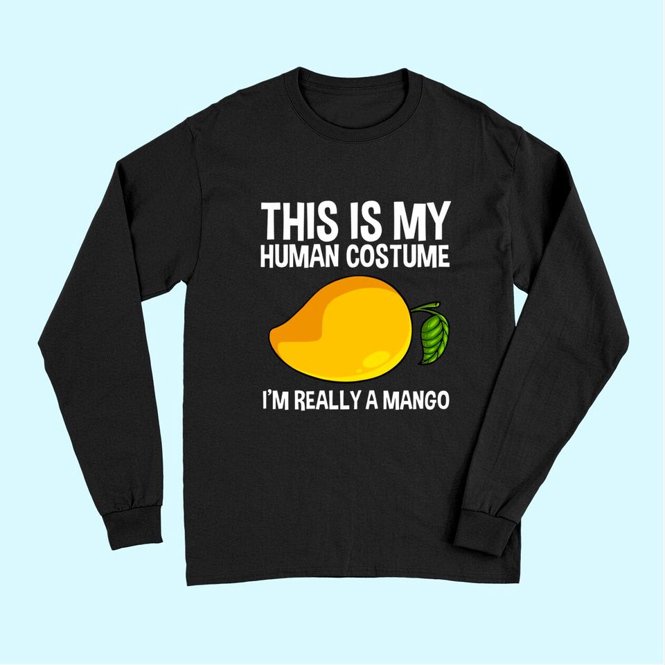 This Is My Human Costume Mango Fruit Long Sleeves