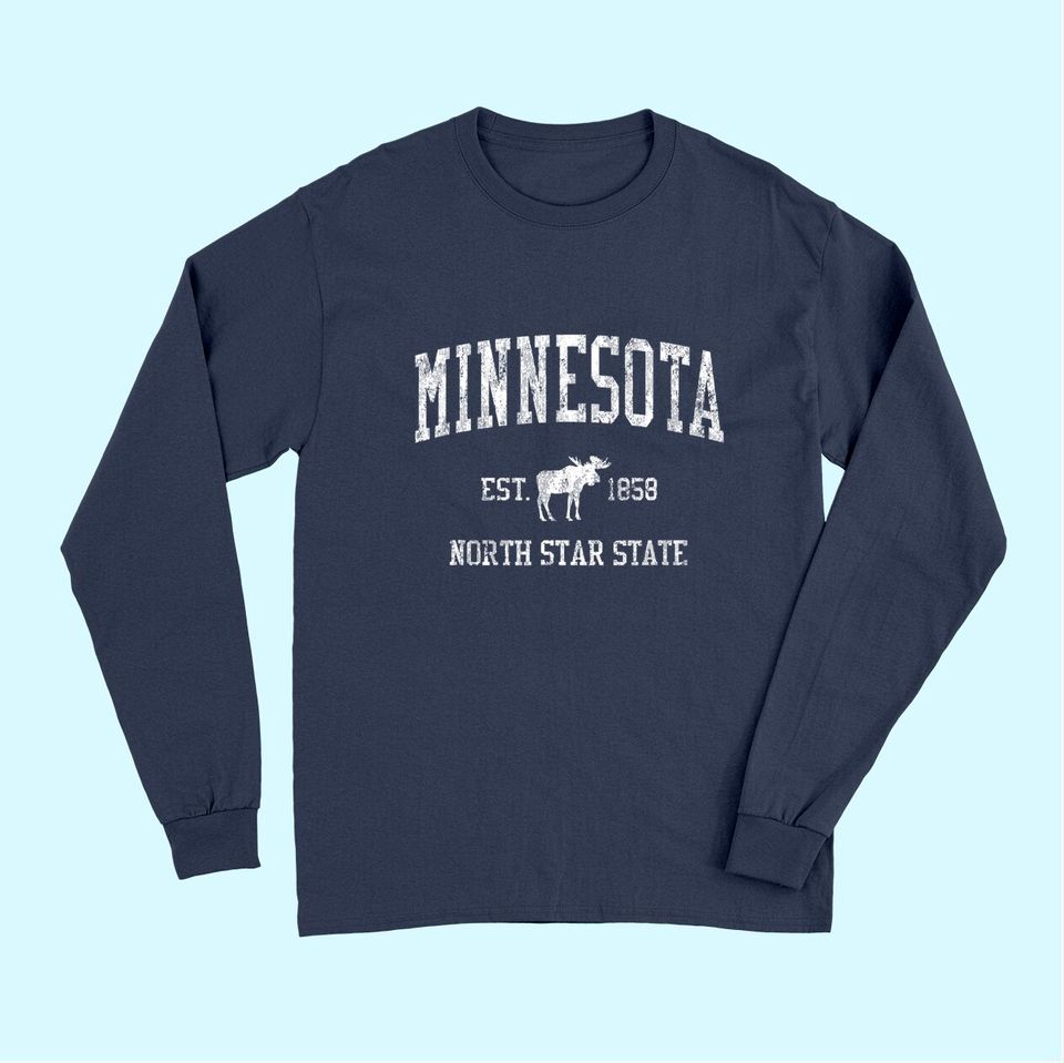 Minnesota Vintage Sports Long Sleeves