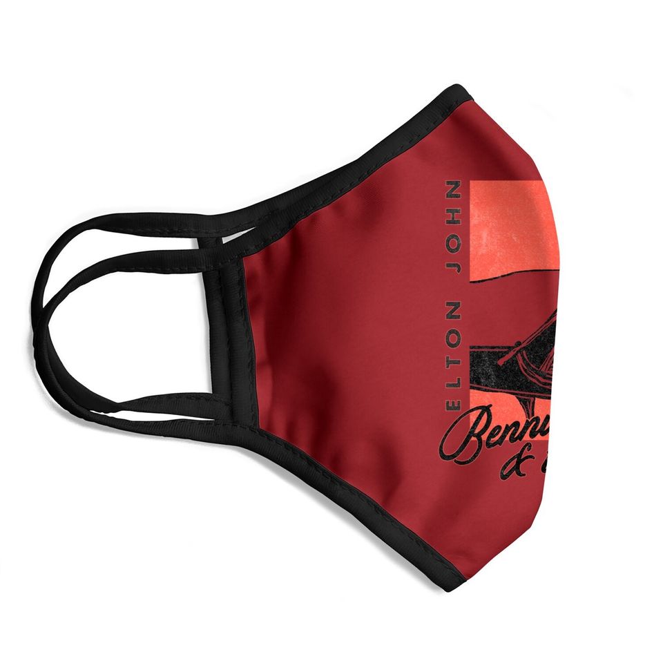 Elton John Bennie And The Jets Face Mask