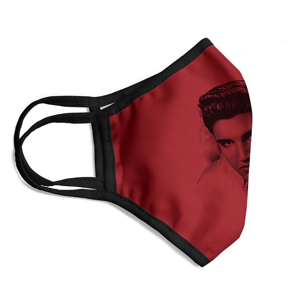 Elvis Presley King Of Rock And Roll Music The Stare Face Mask