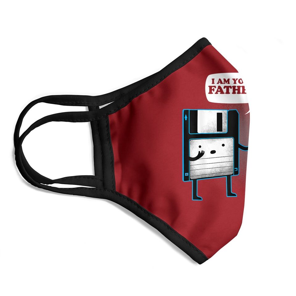 "i Am Your Father" Floppy Disk & Usb Funny Face Mask