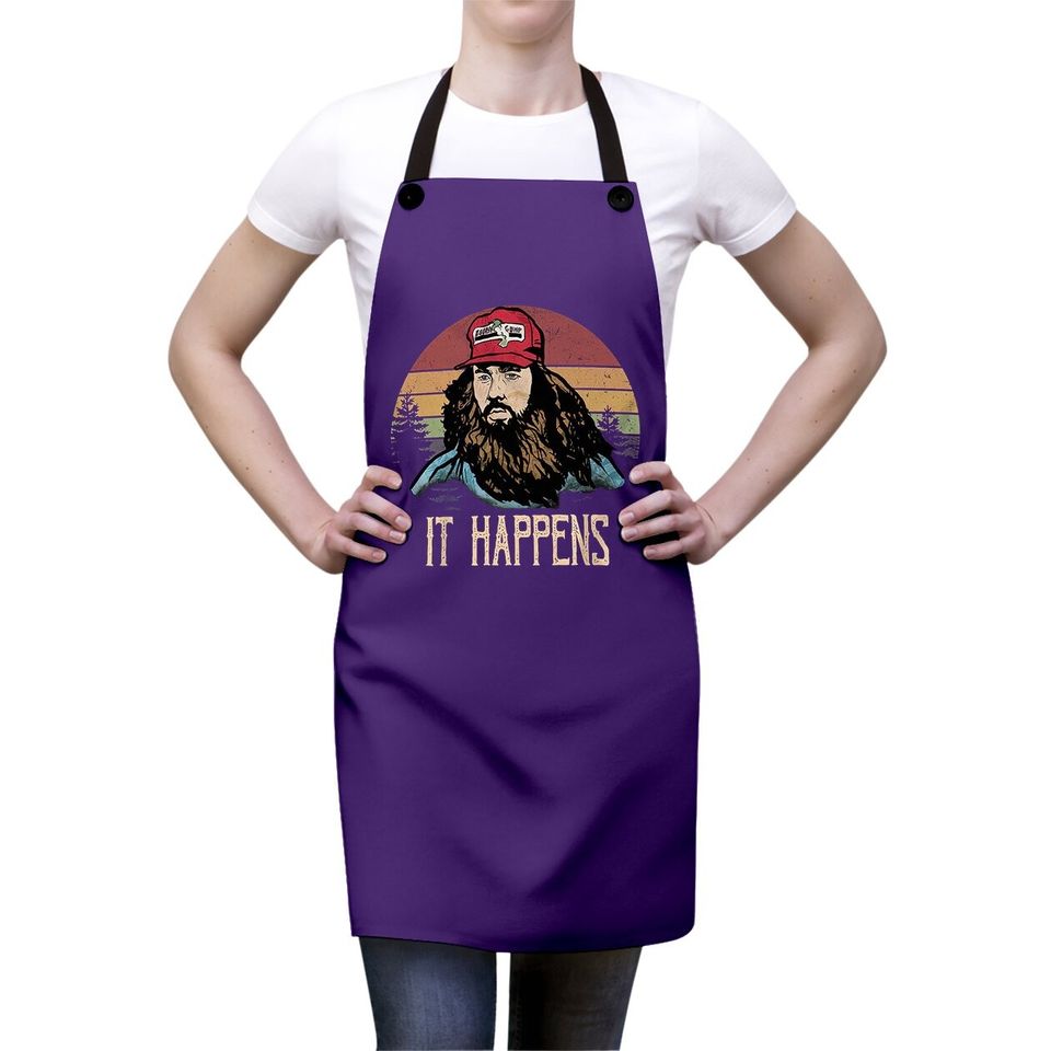 Forrest Gump It Happens  circle Apron
