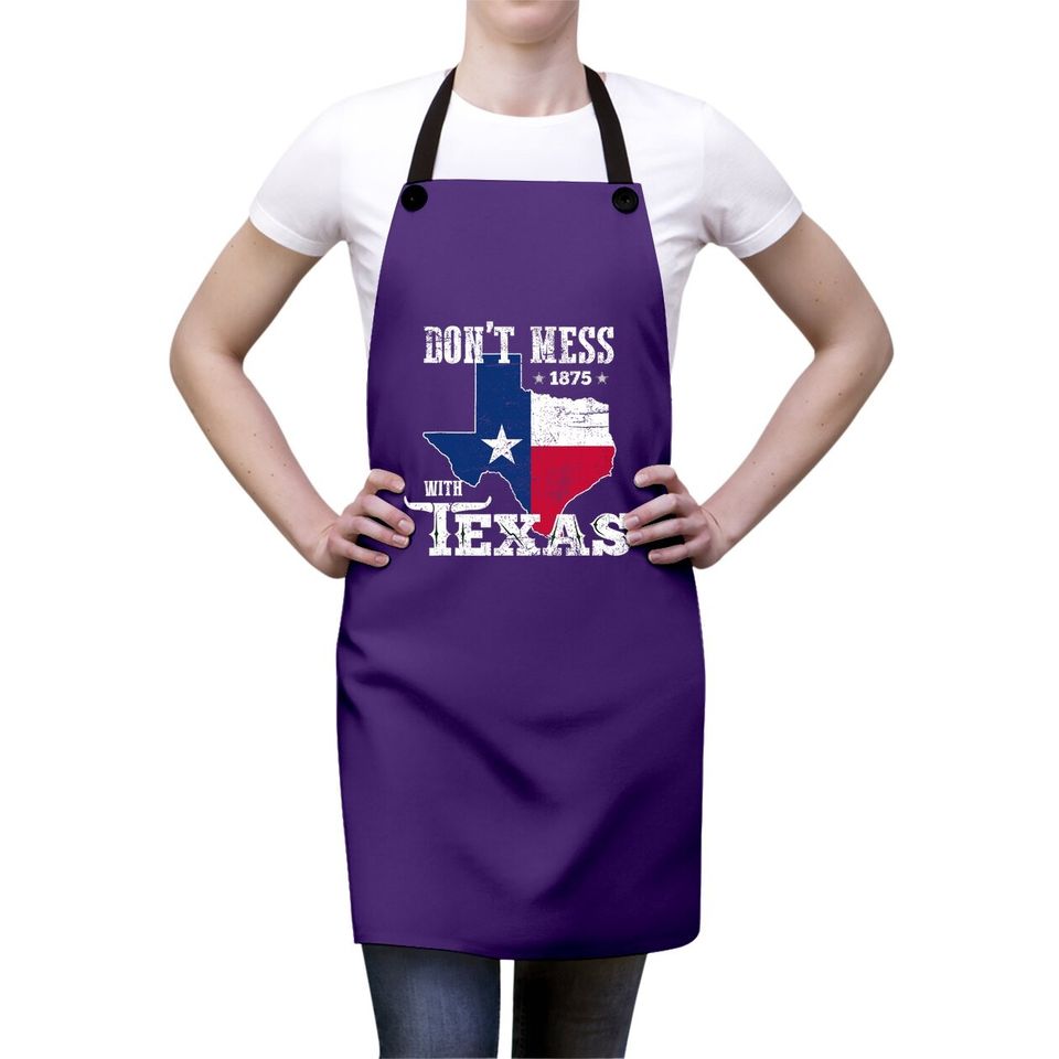 Don't Mess With Vintage Texas Apron
