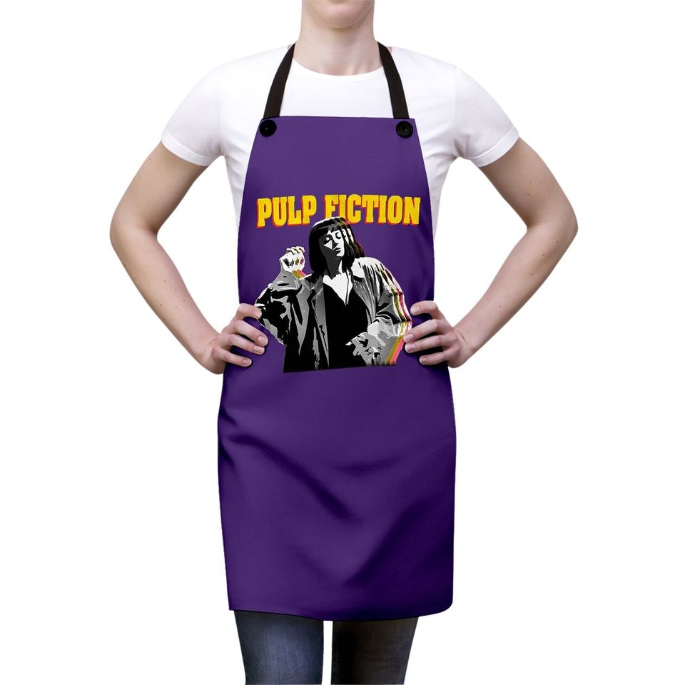 Nirvan Pulp Fiction Mia Wallace  apron