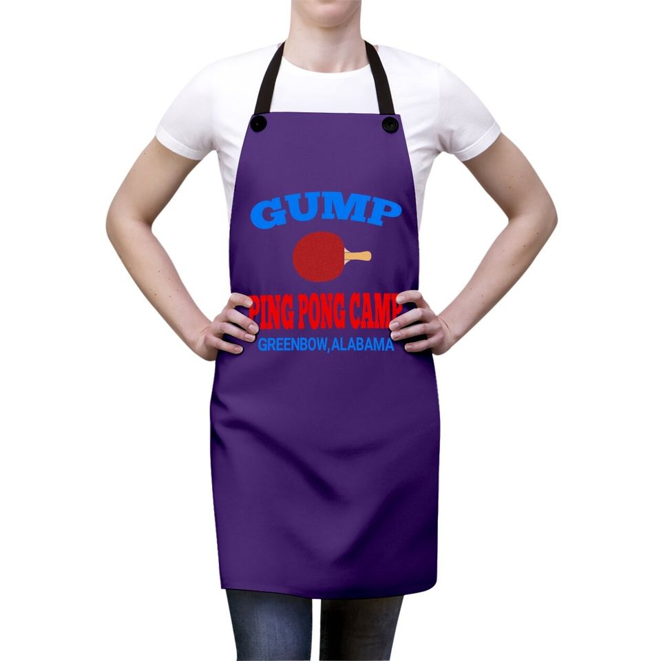 Nirvan Forrest Gump Ping Pong Camp Apron