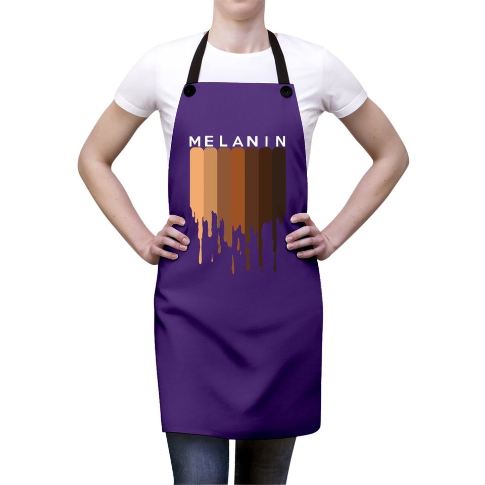 Melanin Black Pride Black History Funny Gift Apron