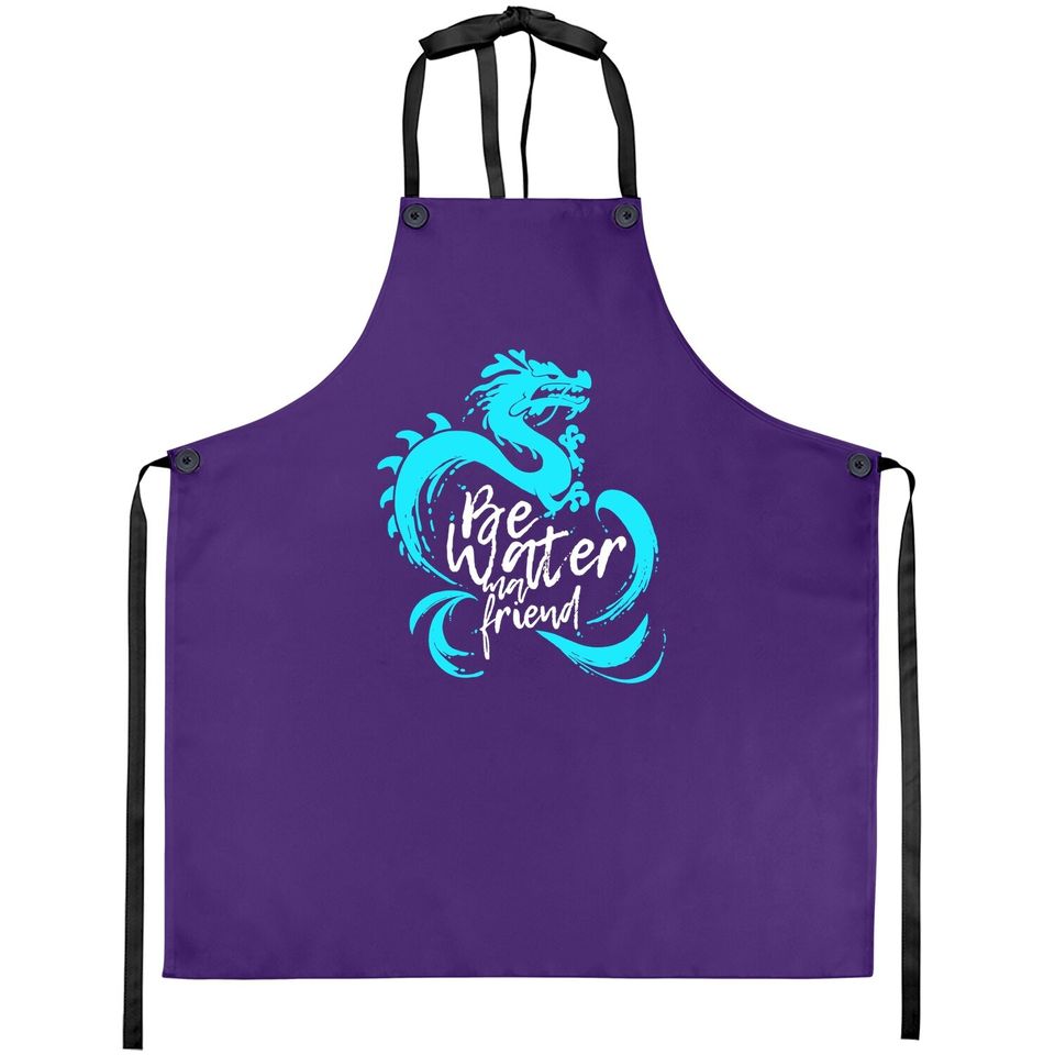 Bruce Lee Quote Kung Fu Fighter Apron
