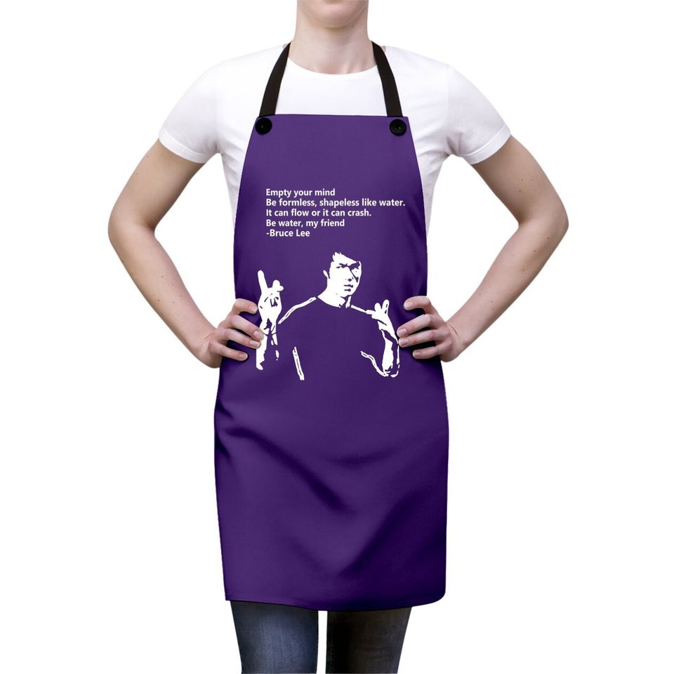 Bruce Lee Quote Kung Fu Karate Apron