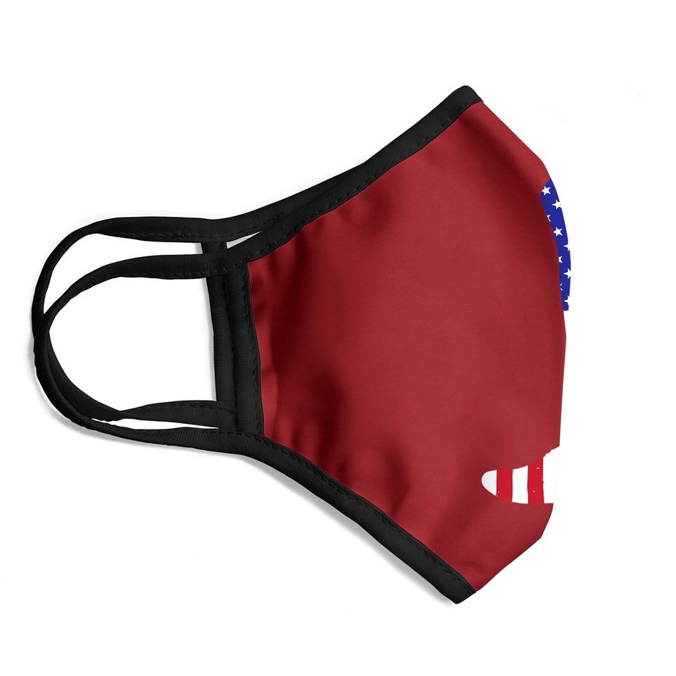 American Flag Prosthetic Leg Patriotic Amputee Face Mask
