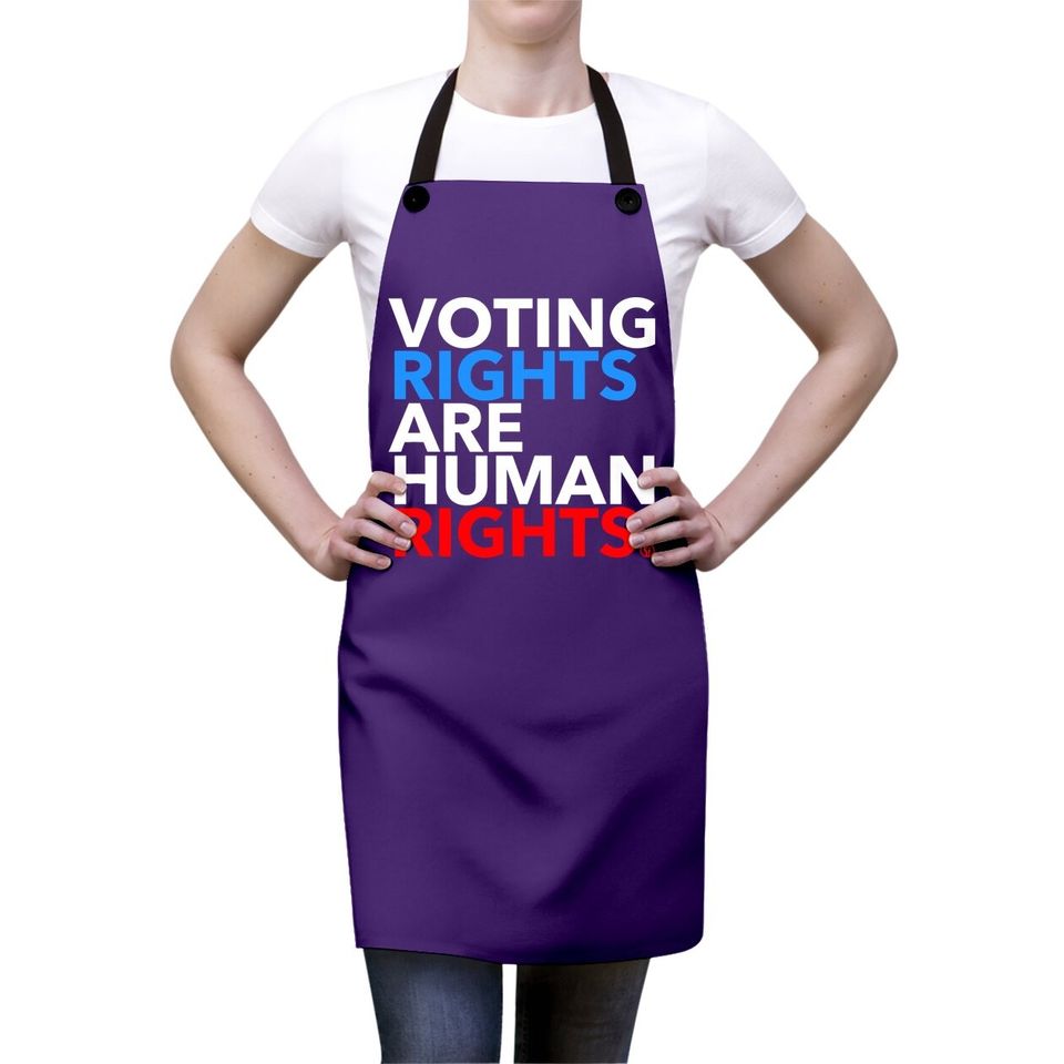 Voting Rights Are Human Rights  apron