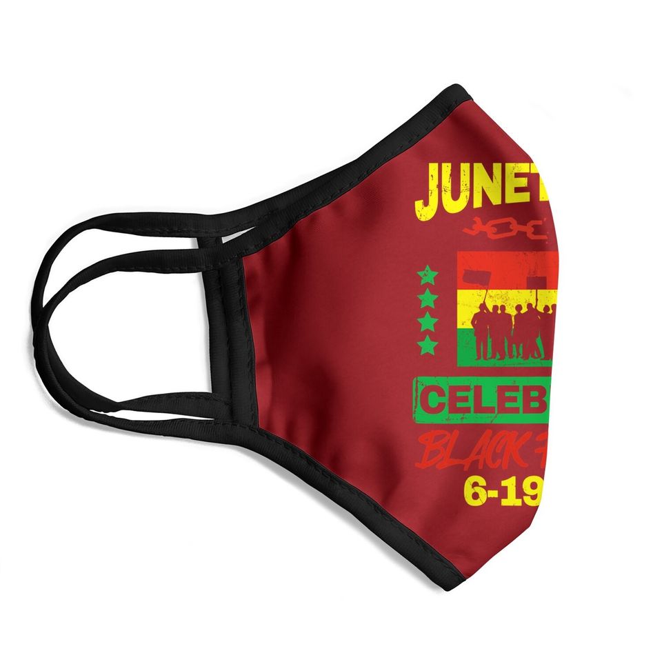Juneteenth June 19th Black Freedom Face Mask