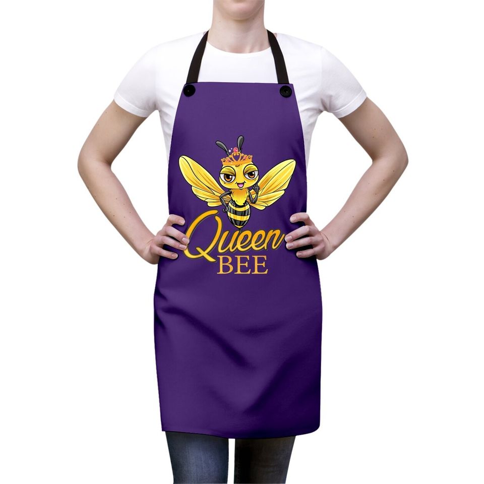 Queen Bee Crown Cute Honey Bee Hive Gift Beekeeping Apron