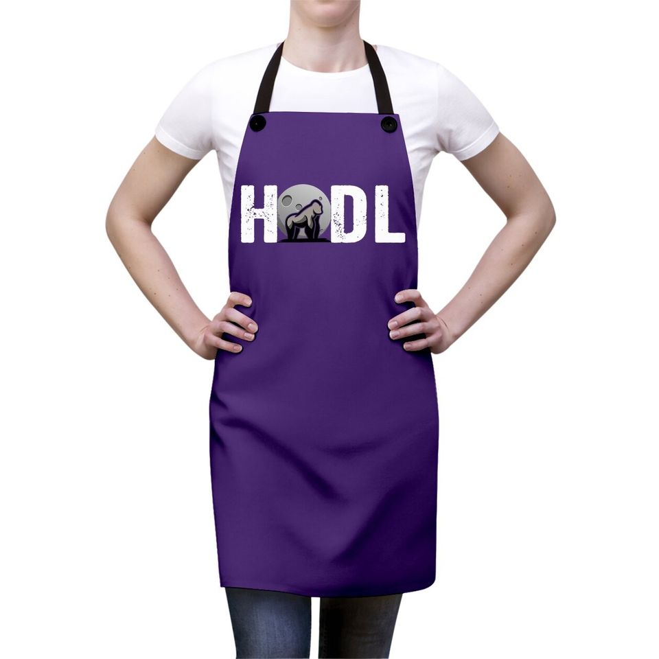 Hodl Hold The Wsb Stonk To The Moon Ape Together Strong Gme Apron
