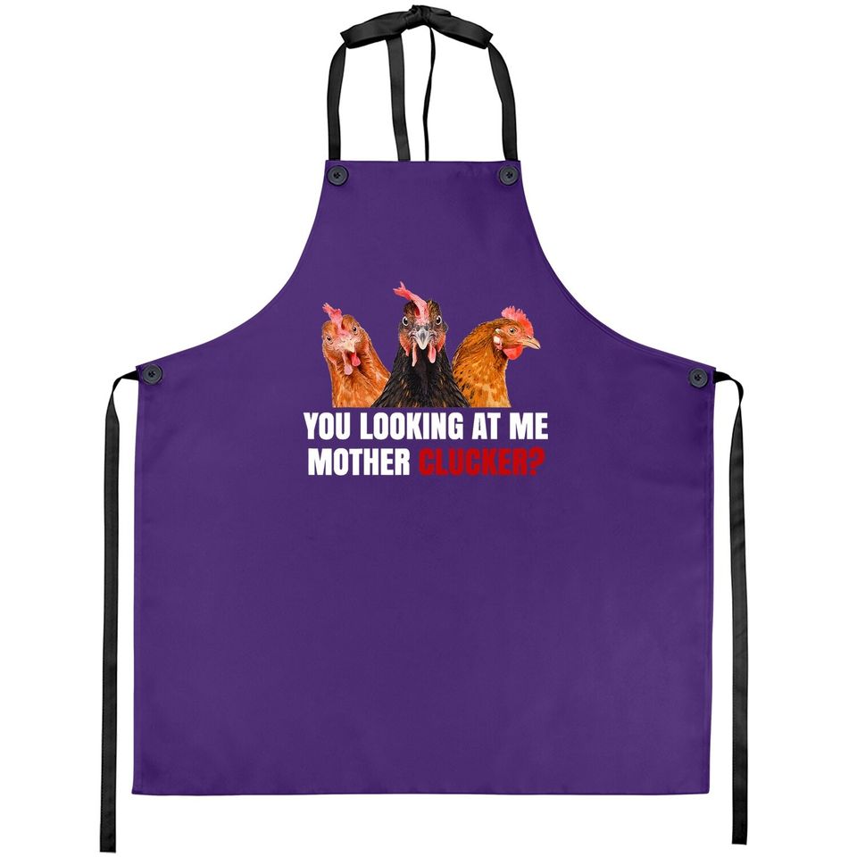 Mother Clucker Hen Humor | Chicken Apron For Chicken Lovers Apron