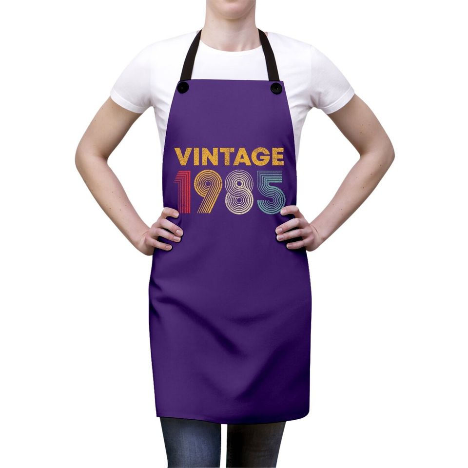 Vintage 1985 36th Birthday Gift 36 Years Old Apron
