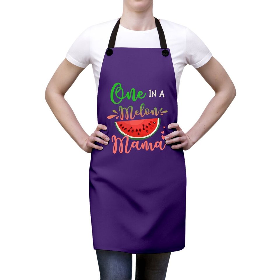 Family One In A Melon Mama Birthday Party Matching Family Apron