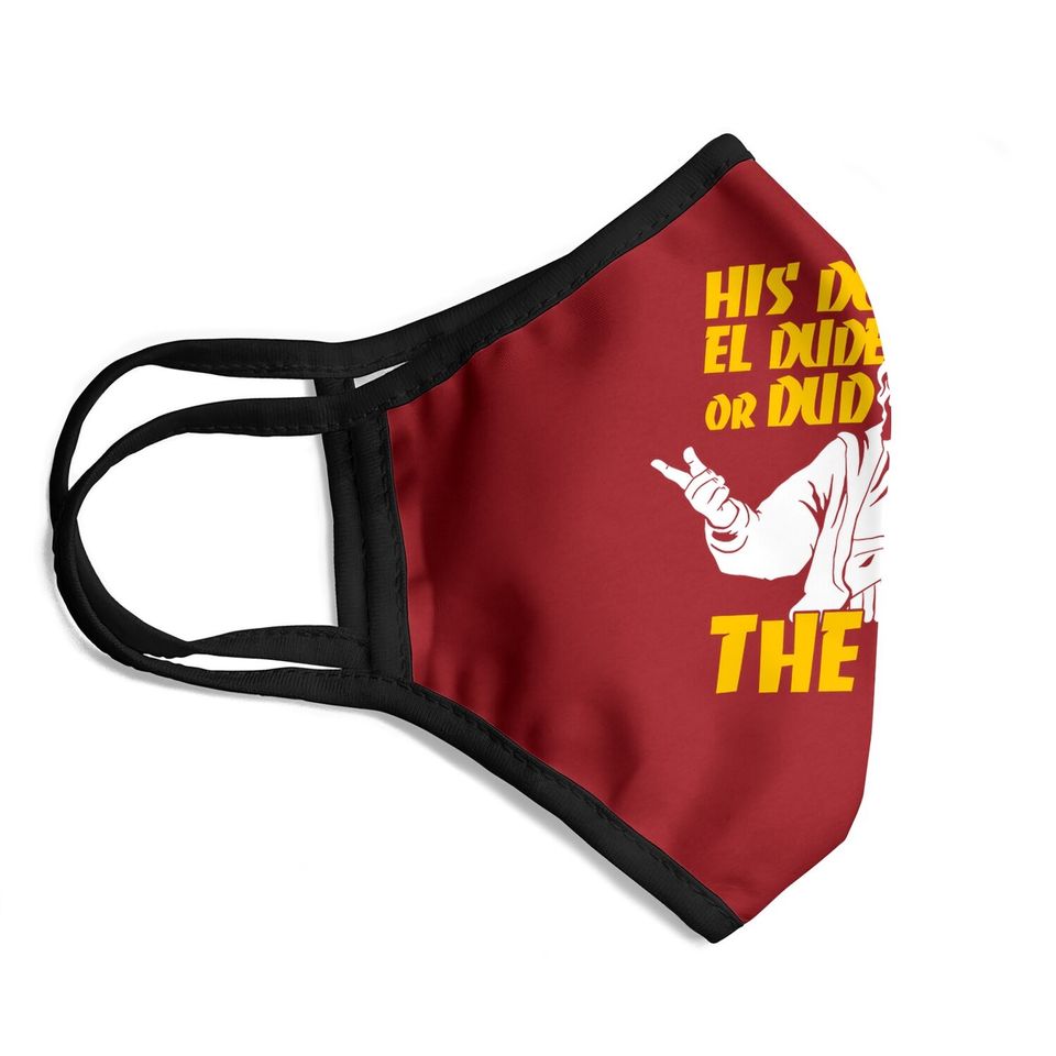 The Big Lebowski The Dude  face Mask