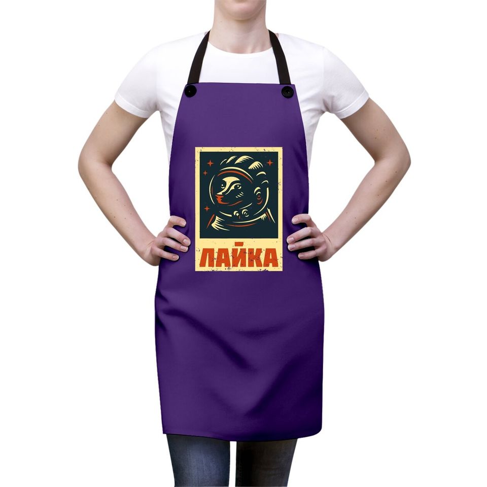 Laika Dog Sputnik Space Travel Apron