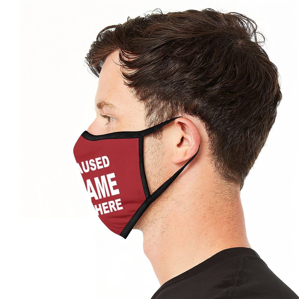 Ursporttech I Paused My Funny Game To Be Here Graphic Gamer Humor Joke Face Mask