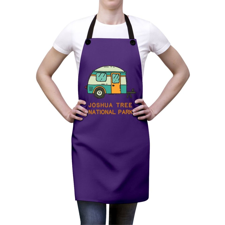 Joshua Tree National Park Desert Vintage Retro Camper Apron