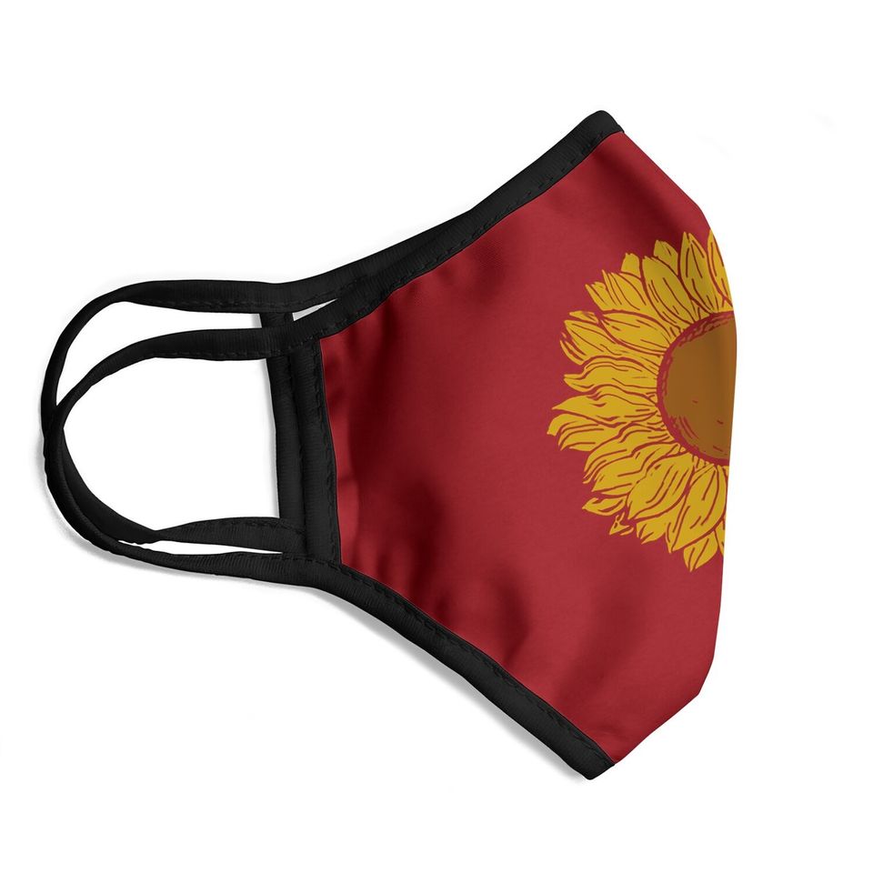 Cicy Bell Cute Sunflower Graphic Face Mask