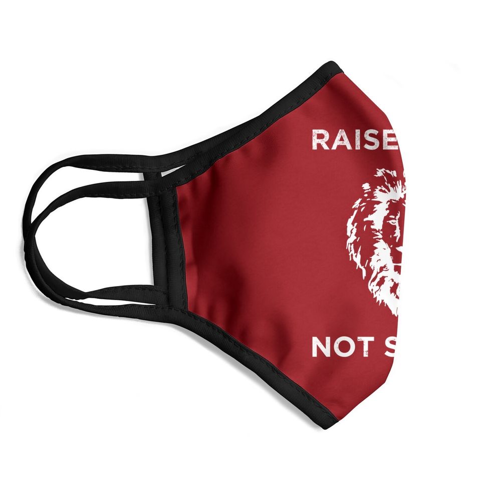 Raise Lions Not Sheep Us Patriot Party Patriotic American Face Mask