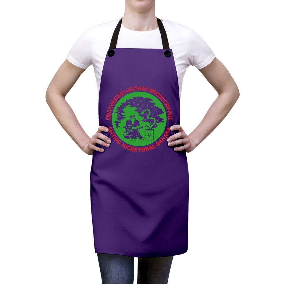 King Gizzard The Lizard Gift Wizard Apron