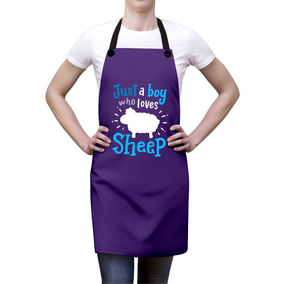 Just A Boy Who Loves Sheep Gift Apron