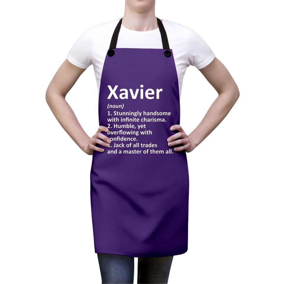 Xavier Definition Personalized Name Birthday Gift Idea Apron