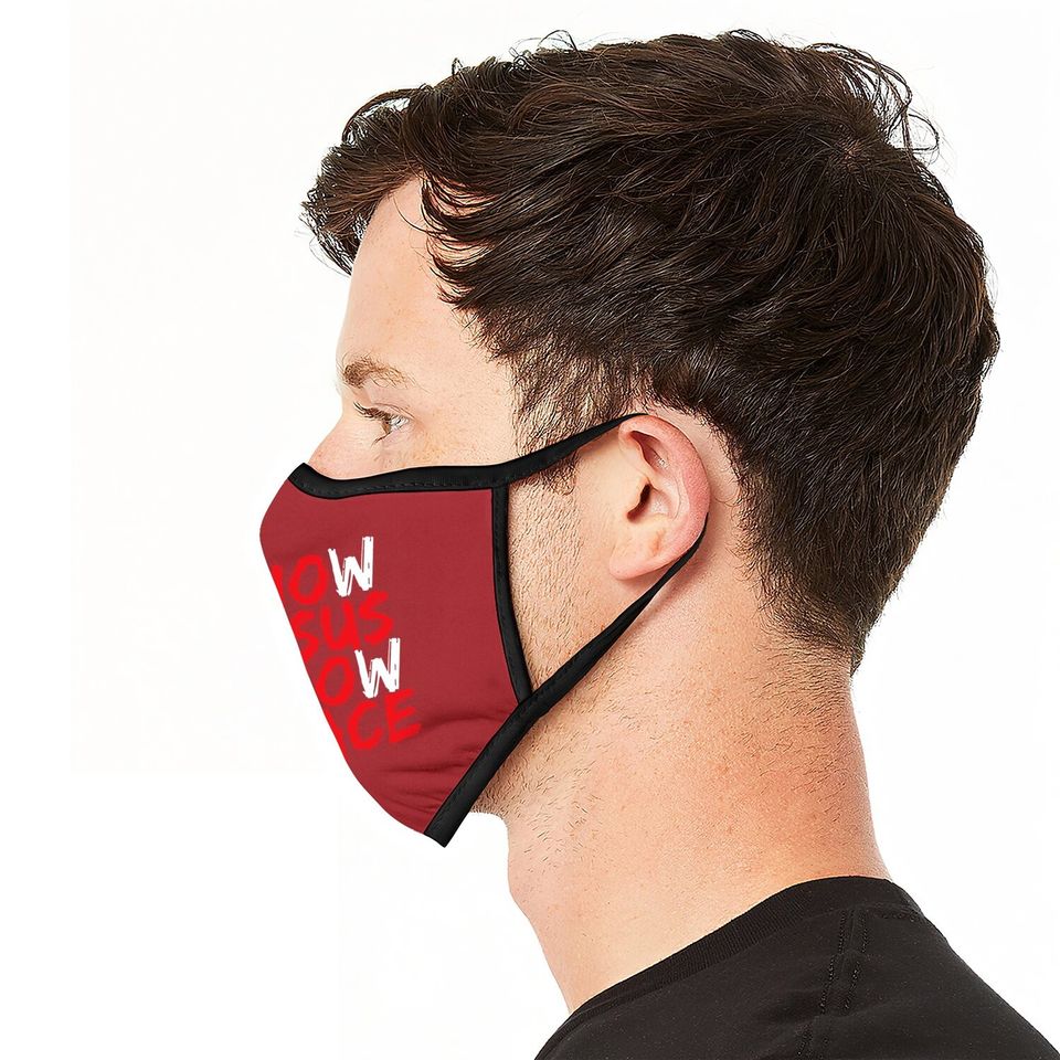 Christian Jesus Bible Verse Scripture Know Jesus Know Peace Face Mask