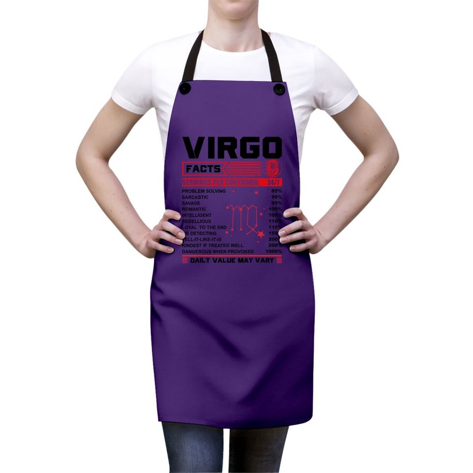 Birthday Virgo Facts Apron