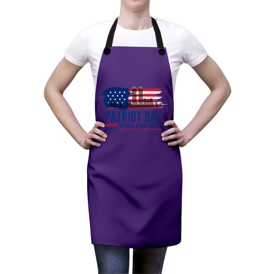 Patriot Day 20th Anniversary Never Forget Apron