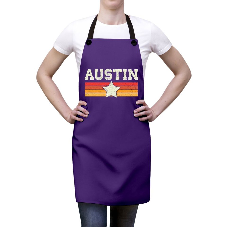Austin Texas Retro Vintage Apron