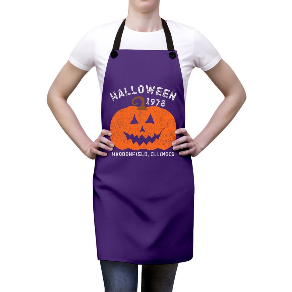 Halloween 1978 Holiday Spooky Scary Pumpkin Haddonfield Apron