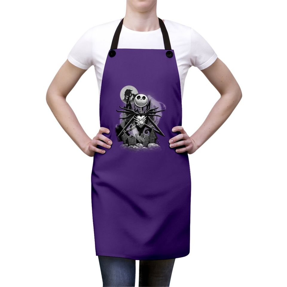 Nightmare Before Christmas Jack Night Scene Apron