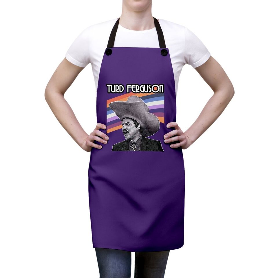 Turd Ferguson Celebrity Jeopardy Retro Apron