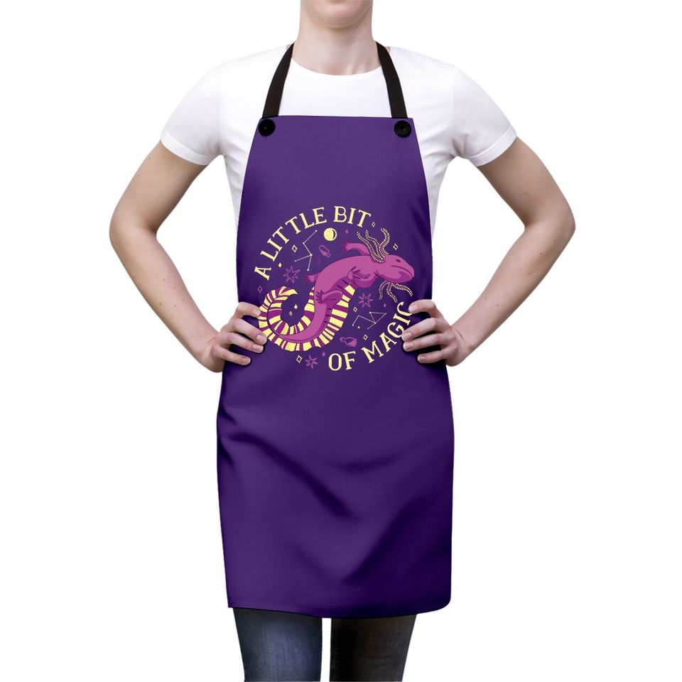 Axolotl Magic Animal Small Dragon Axolo Walking Fish Apron