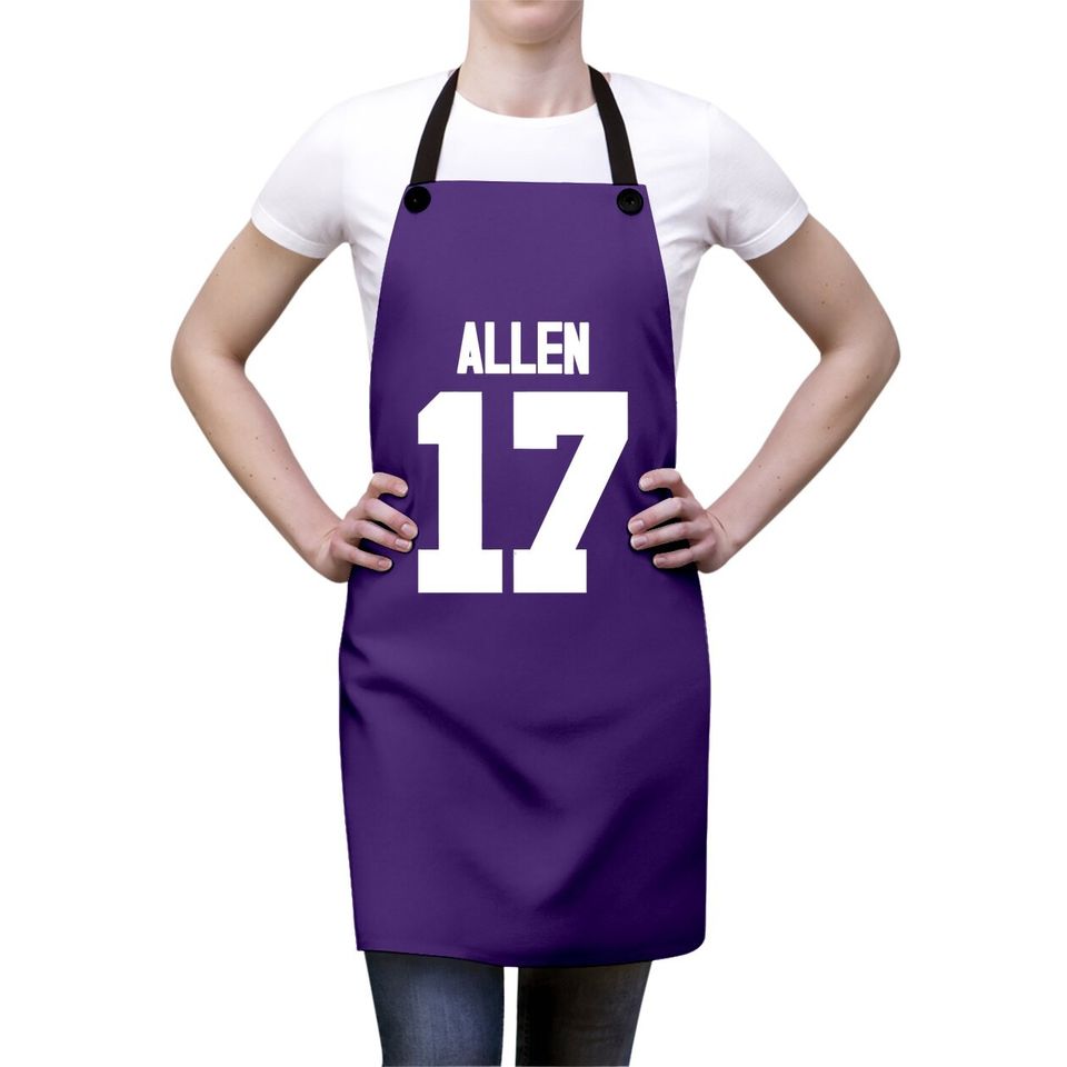Josh Allen Royal Buffalo Bills Big & Tall Player Name & Number Apron