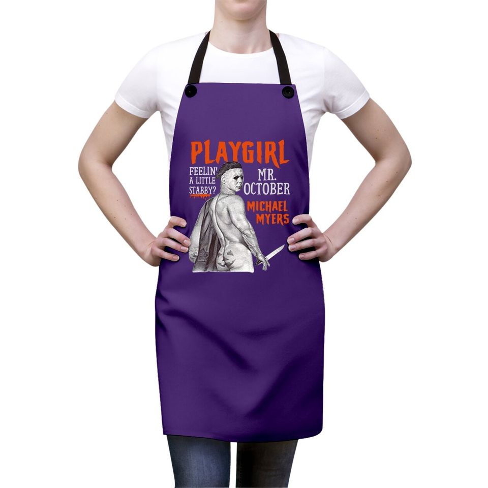 Qbily Halloween Michael Myers Scary Characters Apron