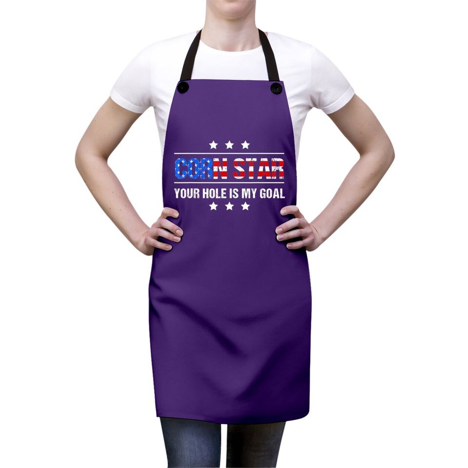 Corn Star Your Hole Is My Goal Cornhole Apron
