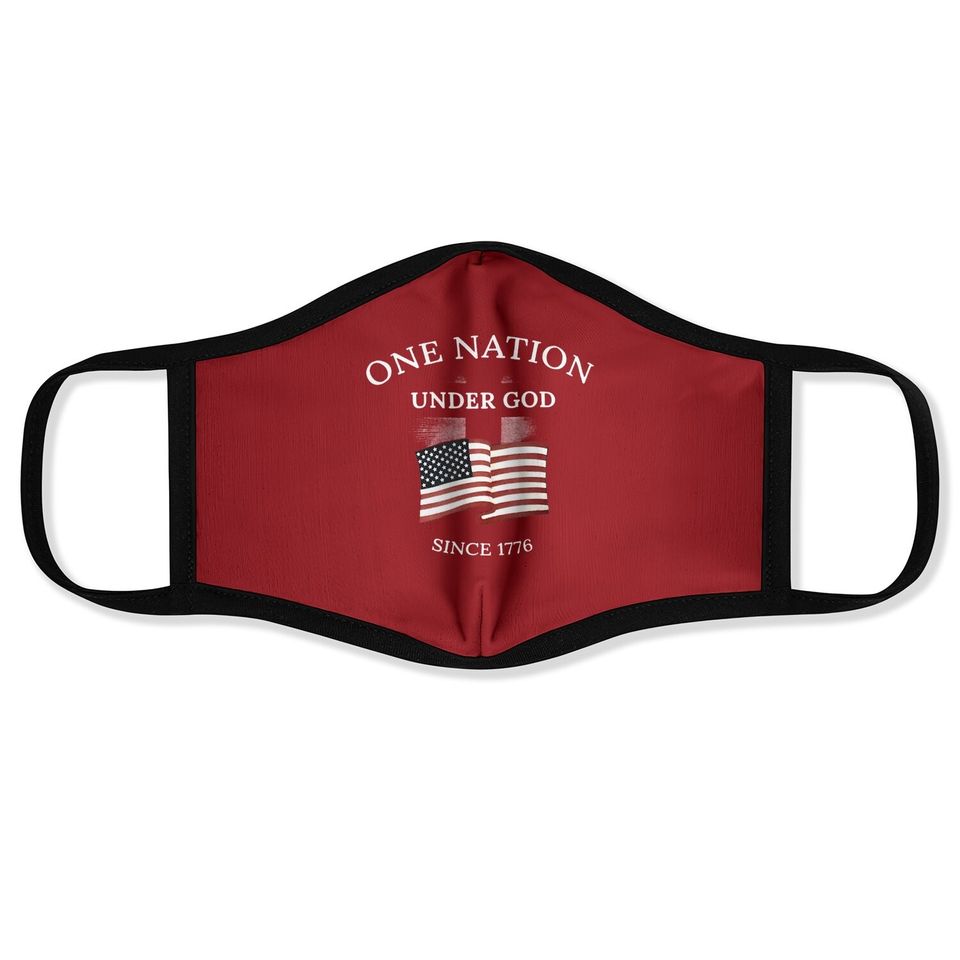 One Nation Under God Since 1776, Since 1776 Veteran Face Mask Face Mask