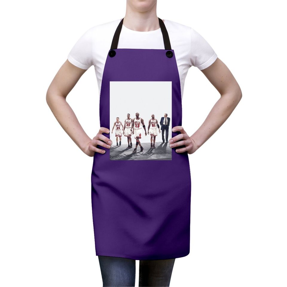 The Last Dance Apron Michael Jordan Scottie Pippen Dennis Rodman Apron