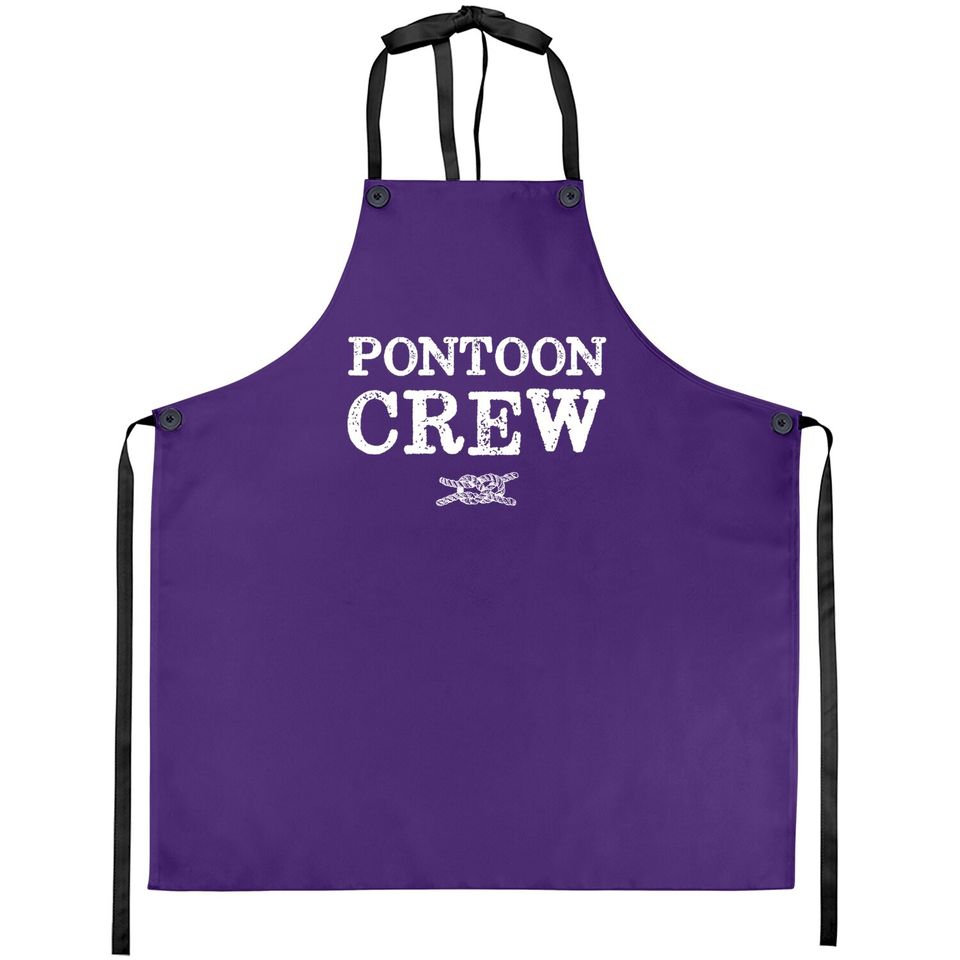 Boat Gifts Pontoon Crew Pontoon Captain Apron