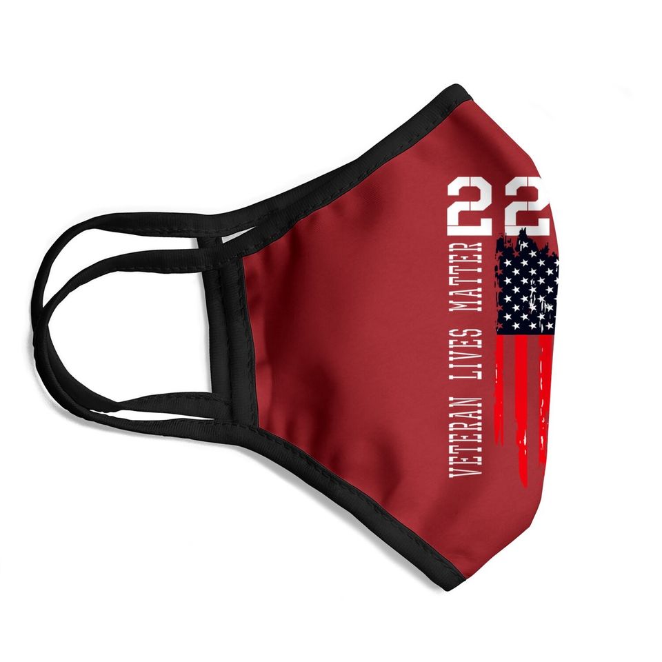 Veteran Lives Matter Suicide Awareness Face Mask