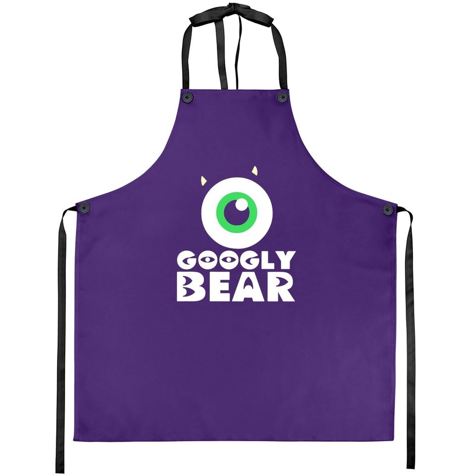 Googly Bear Monsters Inc Mike Sully Boo Group Poster Apron