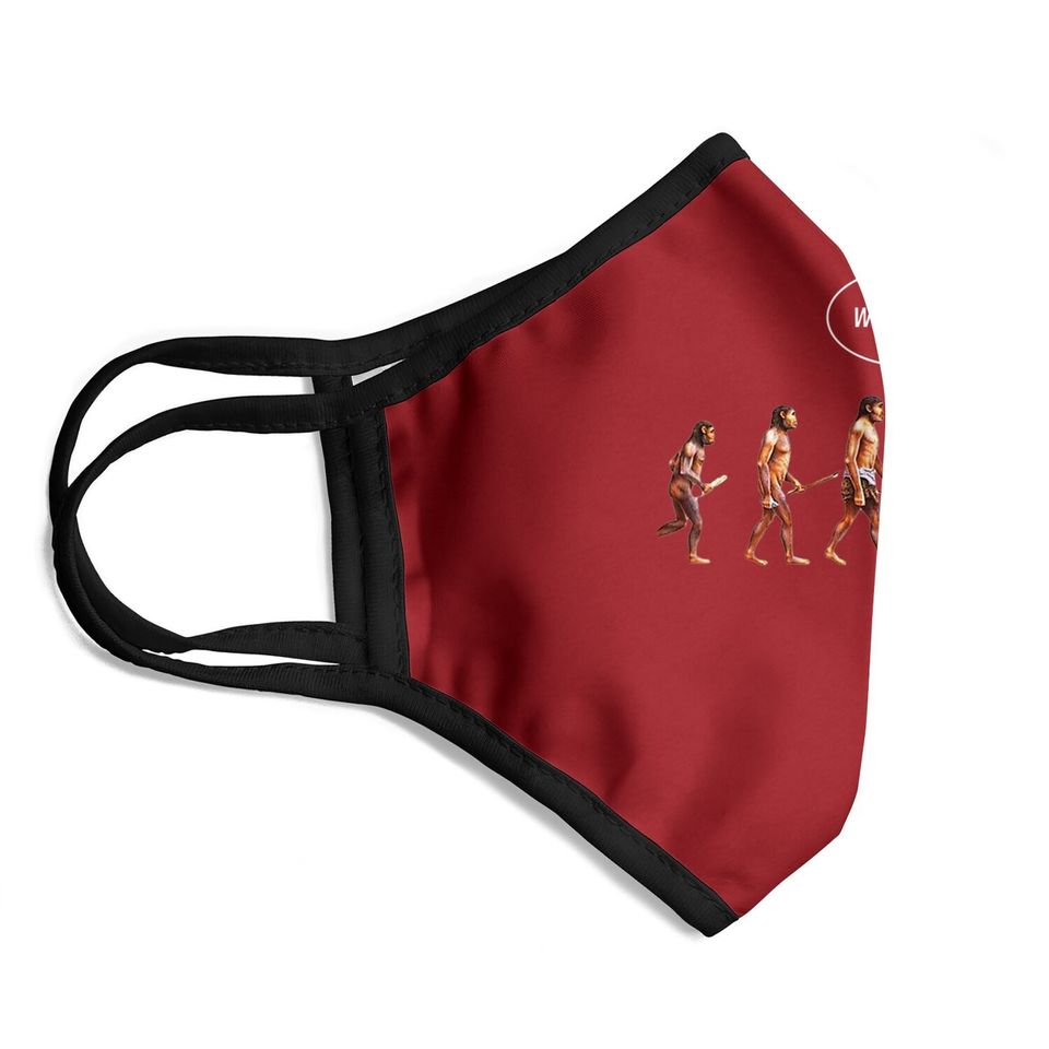 Go Back We Messed Up Trump Evolution Face Mask