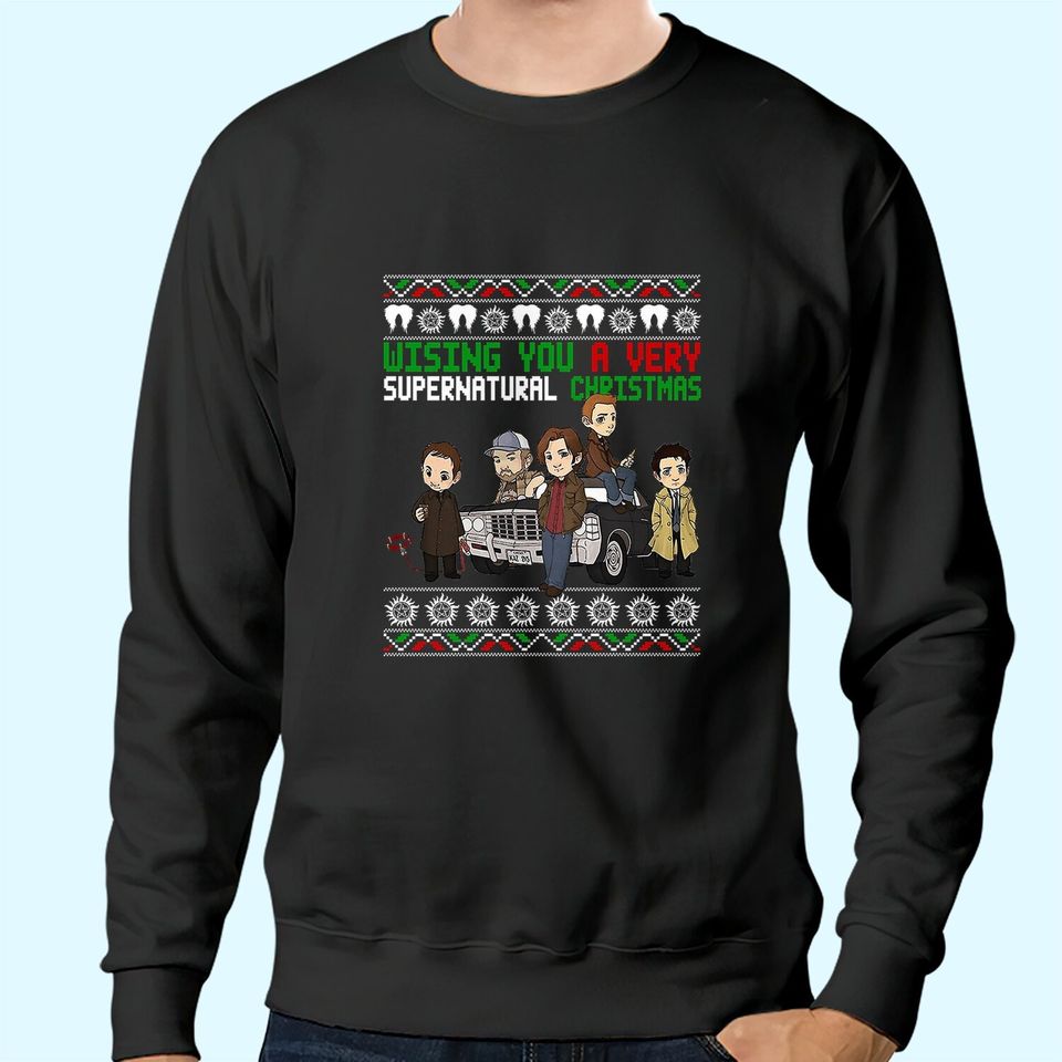 Supernatural Christmas Sweatshirts