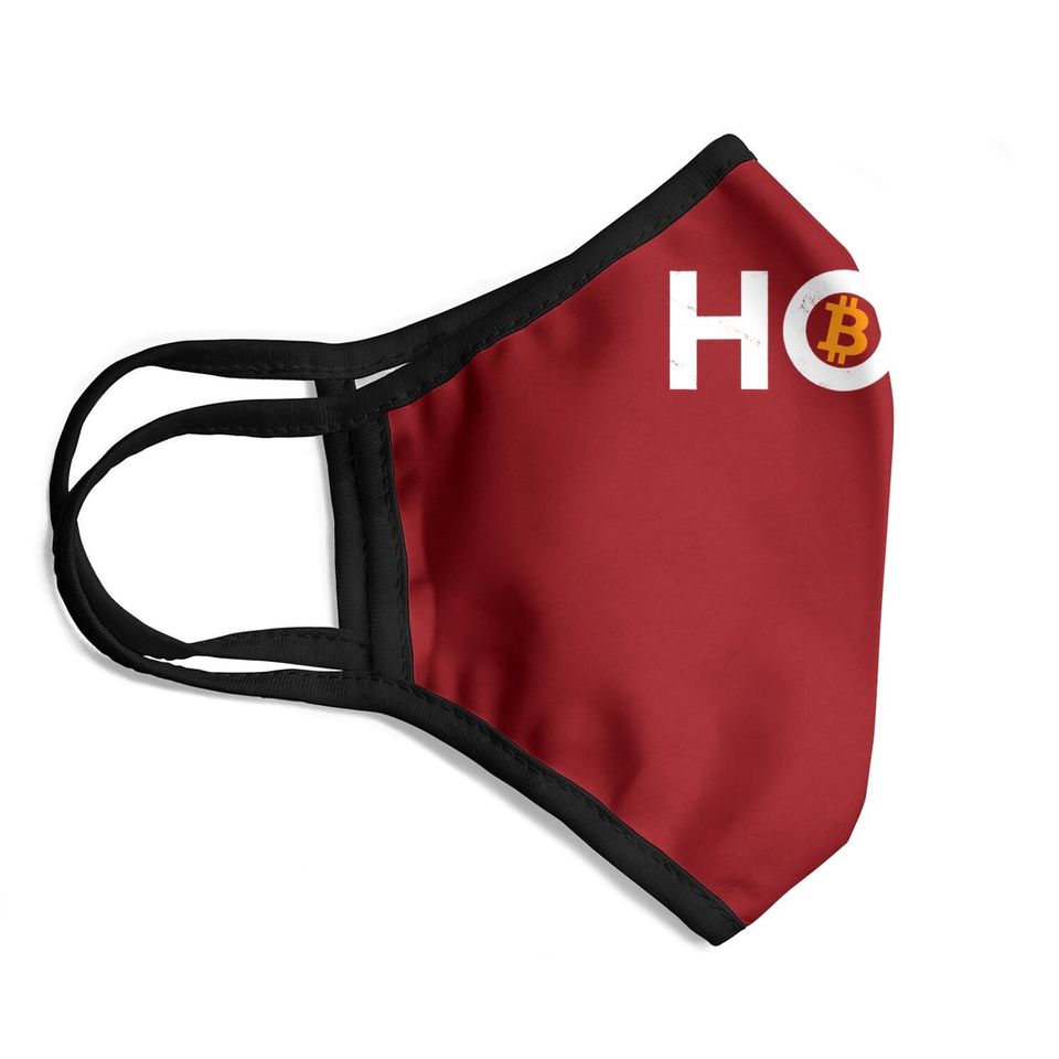 Bitcoin Hold Face Mask