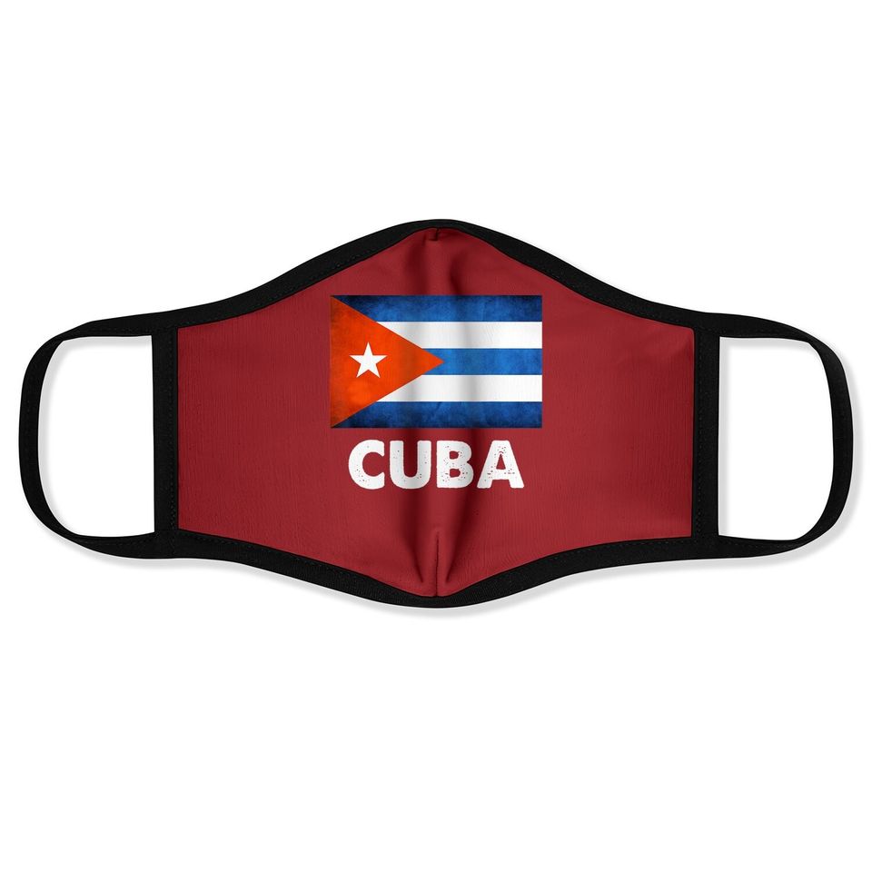 Cuba Cuban Flag Face Mask
