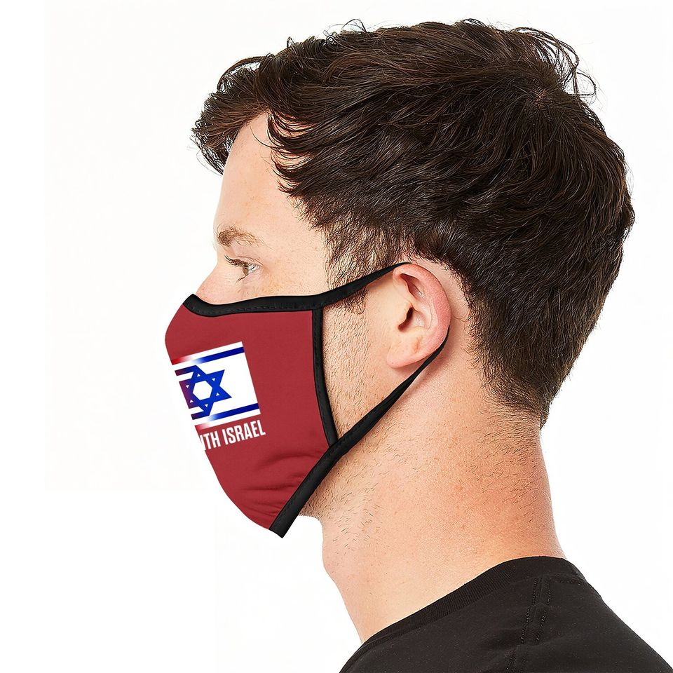 I Stand With Israel Patriotic Flag Face Mask